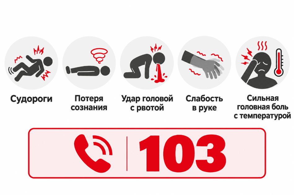 Симптомы, при которых нужна экстренная помощь