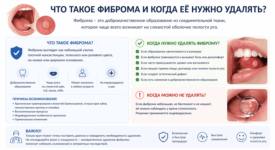 Что такое фиброма и когда её нужно удалять
