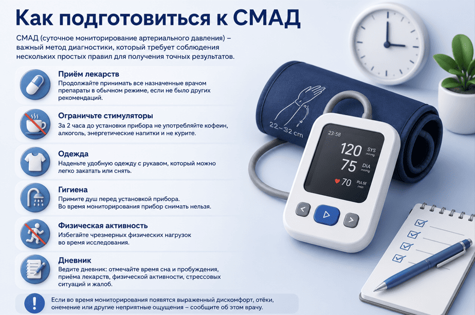 Как подготовиться к СМАД
