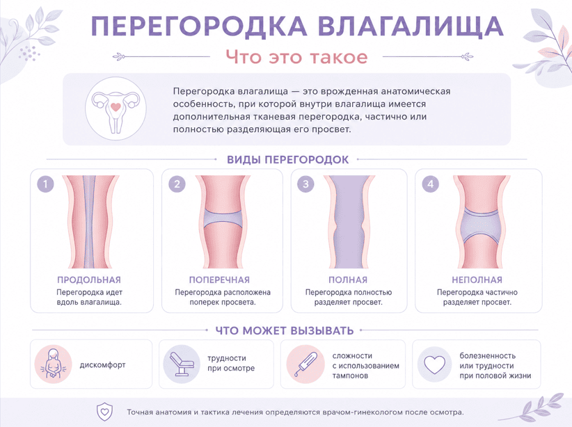 Что такое перегородка влагалища
